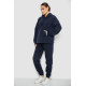 Спортивный костюм женский на флисе, цвет темно-синий, 177R055