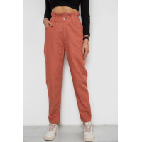 Джинсы женские, цвет терракотовый, 250R1573