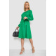 Платье в горох софт, цвет зелено-черный, 214R0226-11