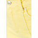 Джинсові шорти жіночі, колір жовтий, 214R245