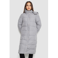 Куртка женская демисезонная удлиненная, цвет серый, 207R006