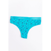 Трусы женские стринги, цвет бирюзовый, 131R3866