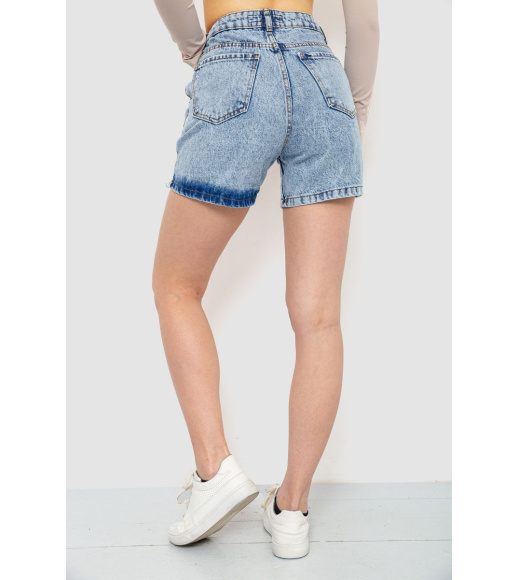 Шорты джинсовые женские, цвет голубой, 244R0504