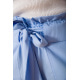Женские шорты на резинке, с поясом, цвет Голубой, 102R305
