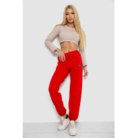 Спортивные штаны женские, цвет красный, 247R4670
