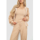 Спорт костюм женский махровый тройка, цвет бежевый, 102R5250
