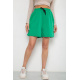 Шорты женские однотонные, цвет зеленый, 238R57907