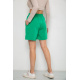 Шорты женские однотонные, цвет зеленый, 238R57907