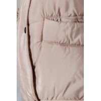 Стильна жіноча куртка, колір світло-бежевий, 207R003