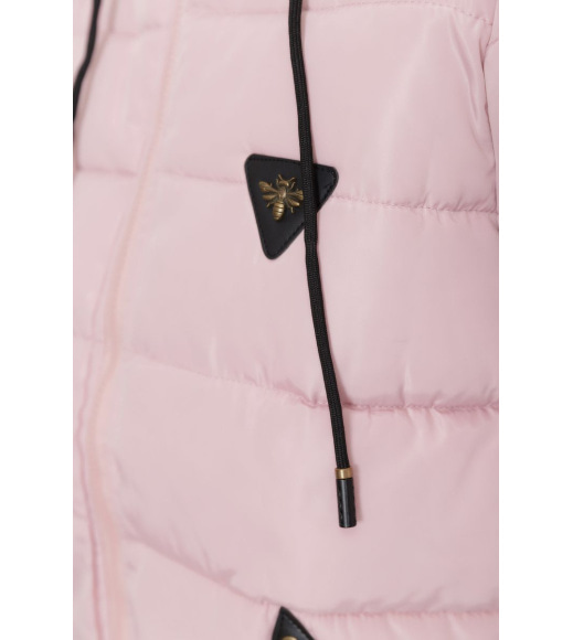 Куртка женская демисезонная, цвет пудровый, 167R1010