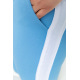 Спортивні штани жіночі двонитка, колір блакитний, 219RB-3004