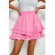 Юбка однотонная короткая, цвет розовый, 102R5254