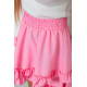 Юбка однотонная короткая, цвет розовый, 102R5254