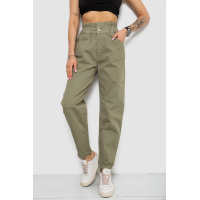 Джинсы женские, цвет оливковый, 182R1601