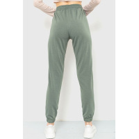 Спортивные штаны женские двухнитка, цвет оливковый, 102R292
