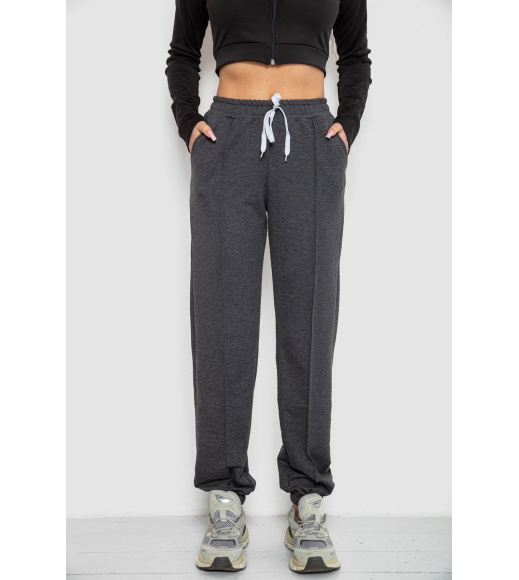 Спорт штани женские, цвет темно-серый, 247R4670-1