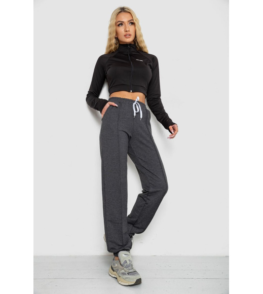 Спорт штани женские, цвет темно-серый, 247R4670-1