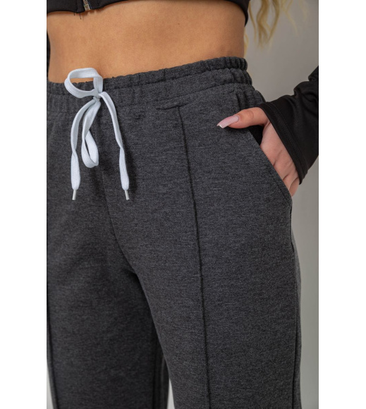 Спорт штани женские, цвет темно-серый, 247R4670-1