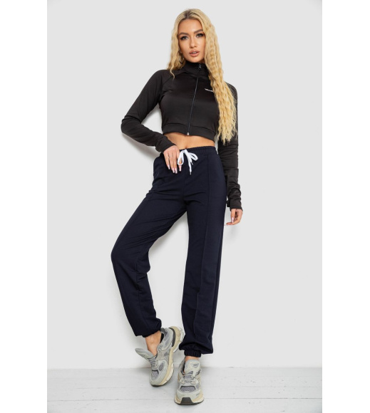Спорт штани женские, цвет темно-синий, 247R4670-1