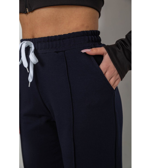 Спорт штани женские, цвет темно-синий, 247R4670-1