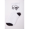 Белые женские носки, средней длины, с принтом, 167R520-3