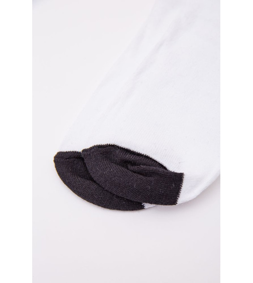 Белые женские носки, средней длины, с принтом, 167R520-3