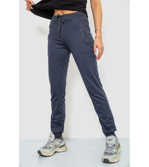 Спорт штани женские, цвет серый, 244R526