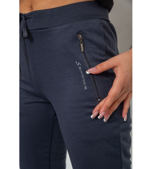 Спорт штани женские, цвет серый, 244R526