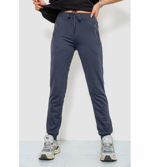 Спорт штани женские, цвет серый, 244R526