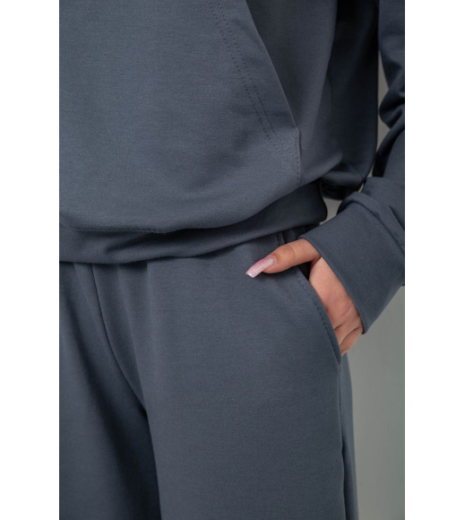 Спортивный костюм женский, цвет темно-серый, 241R2001-11