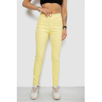 Джинсы женские Slim Fit, цвет желтый, 182R1489S19
