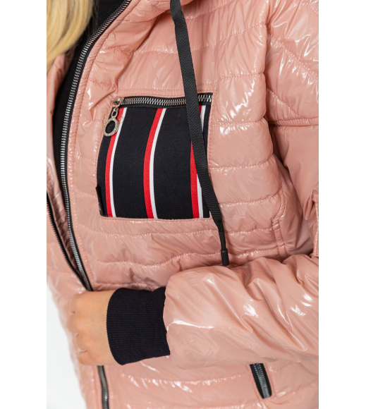 Куртка женская демисезонная, цвет пудровый, 102R5222