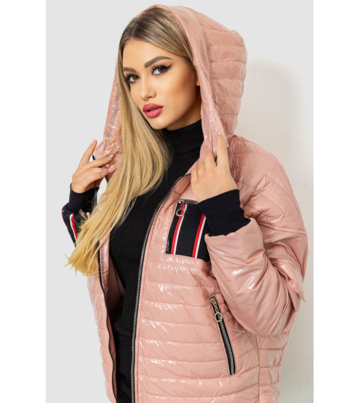Куртка женская демисезонная, цвет пудровый, 102R5222