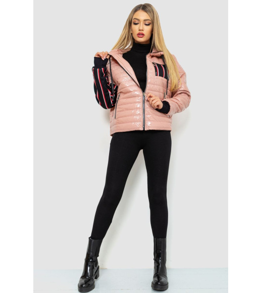 Куртка женская демисезонная, цвет пудровый, 102R5222