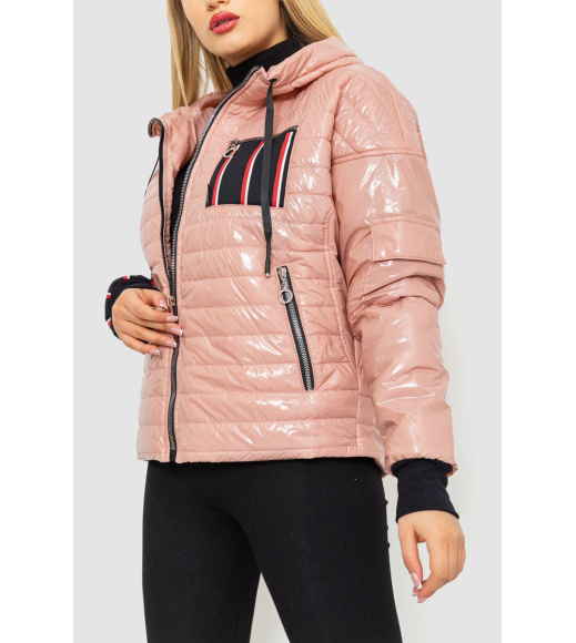Куртка женская демисезонная, цвет пудровый, 102R5222