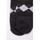 Женские короткие носки, черного цвета с ромбами, 131R137108