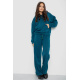 Спортивный костюм женский на флисе, цвет изумрудный, 241R2001-2