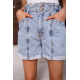 Женские джинсовые шорты свободного кроя, цвет Светло-голубой, 164R4056-3