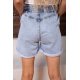 Жіночі джинсові шорти вільного крою, колір Світло-блакитний, 164R4056-3