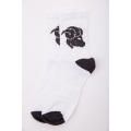 Білі жіночі шкарпетки з малюнком 172R916