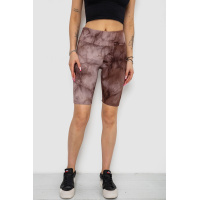 Велотреки женские в рубчик, цвет коричневый, 238R58193