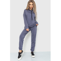 Спортивный костюм женский демисезонный, цвет темно-серый, 177R030