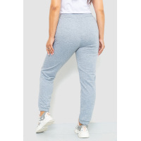 Спортивні штани жіночі з принтом, колір сірий, 102R212-1