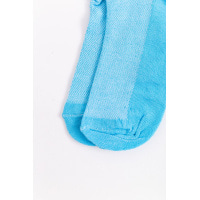 Шкарпетки жіночі короткі, колір блакитний, 131R232-1