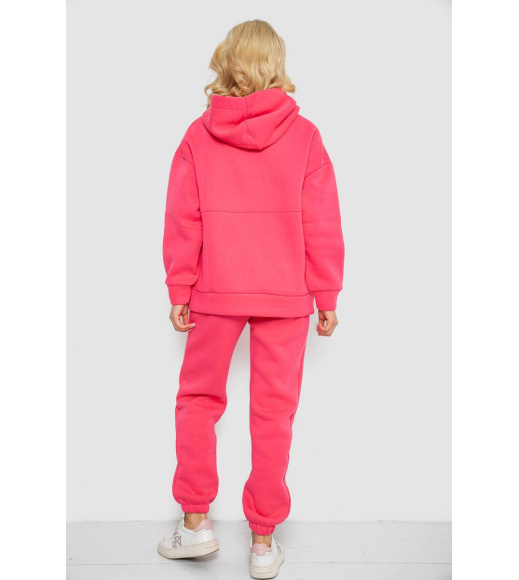Спортивный костюм женский на флисе, цвет розовый, 247R10765