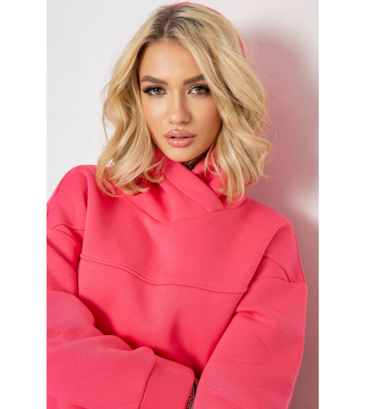 Спортивный костюм женский на флисе, цвет розовый, 247R10765