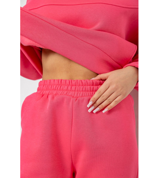 Спортивный костюм женский на флисе, цвет розовый, 247R10765