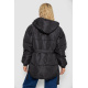 Куртка женская демисезонная с поясом, цвет черный, 207R2023