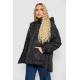 Куртка женская демисезонная с поясом, цвет черный, 207R2023