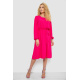Платье однотонное жатка, цвет малиновый, 214R0226-1